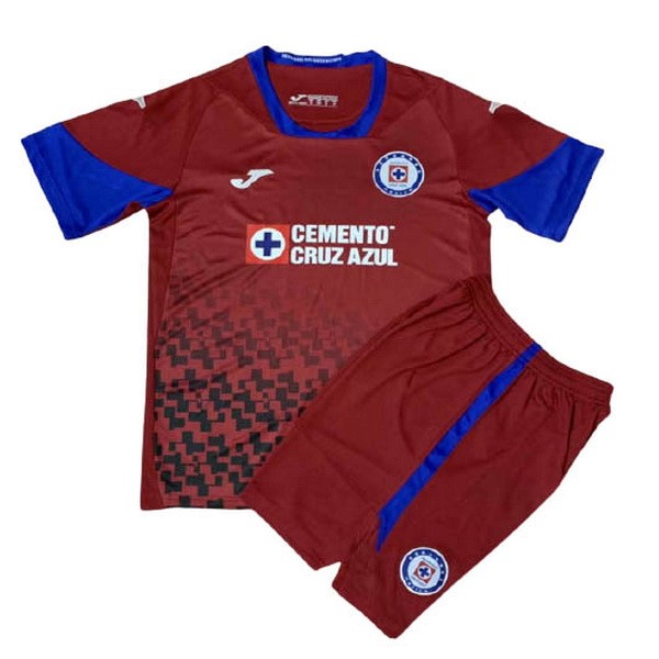 Camiseta Cruz Azul Replica Tercera Ropa Niños 2020/21 Rojo